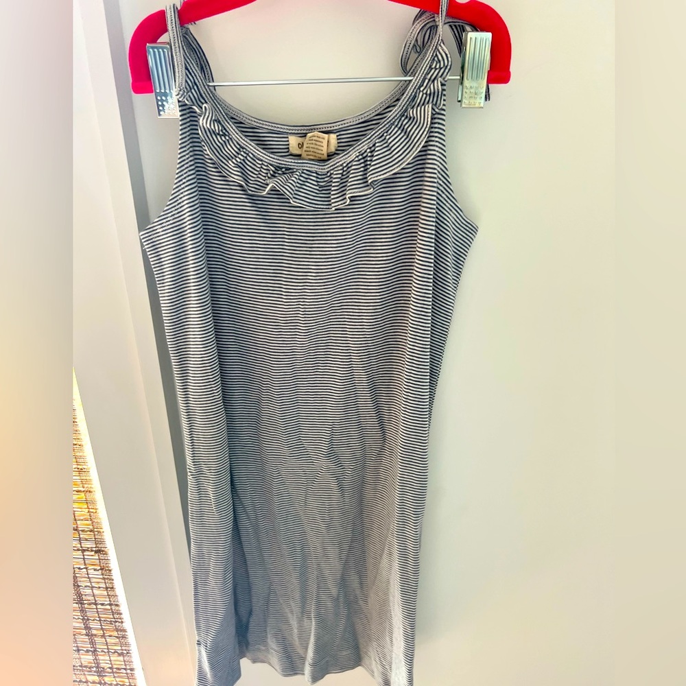 EUC size L olive juice jersey sun dress